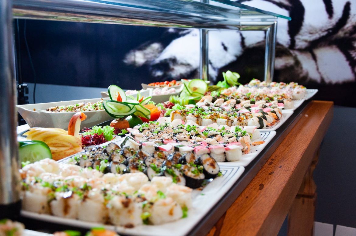 Buffet de comida japonesa em Foz do Iguaçu