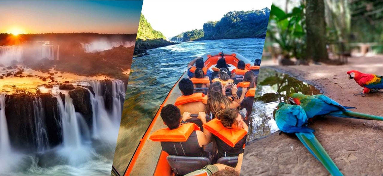 Foz do Iguaçu em 2 dias - Cataratas, Macuco e Parque das Aves