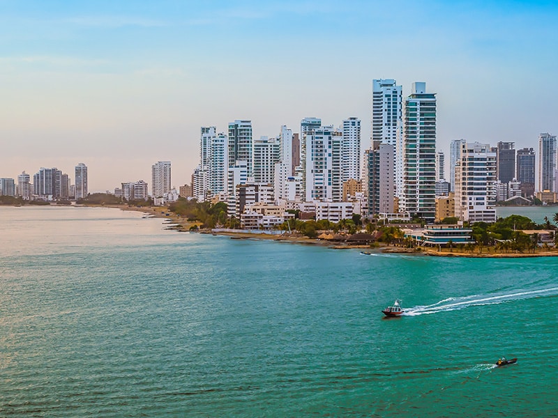 Melhores destinos da América Latina: Catagena Colombia.